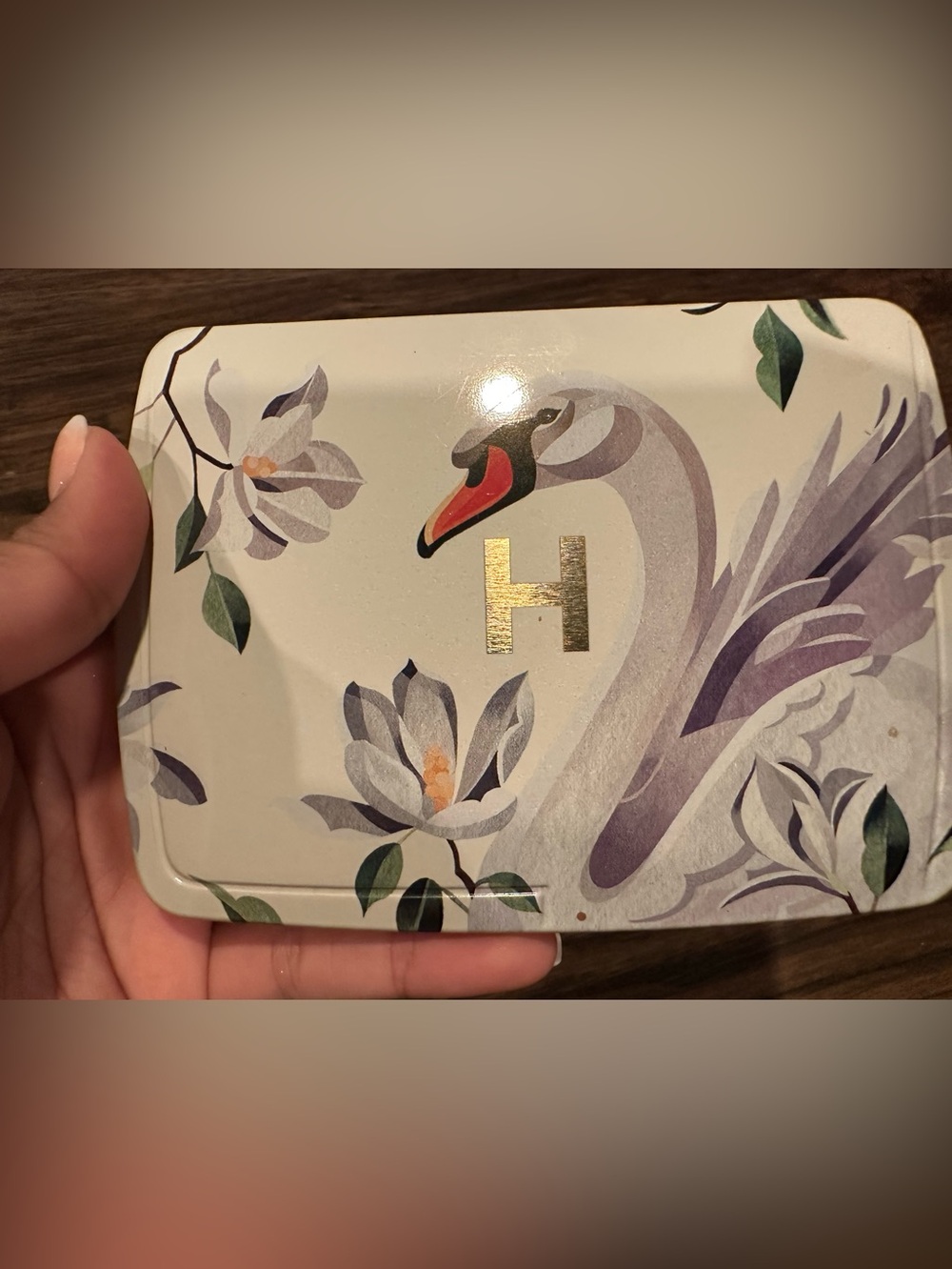 Hourglass ambient Lighting Fox Palette in Swan packaging